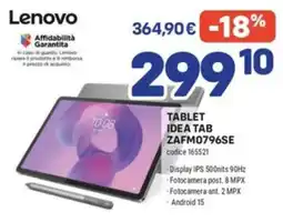 FreeShop Lenovo TABLET IDEA TAB ZAFM0796SE offerta