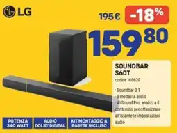 FreeShop LG Soundbar S60T offerta