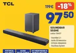 FreeShop TCL Soundbar S55HE offerta