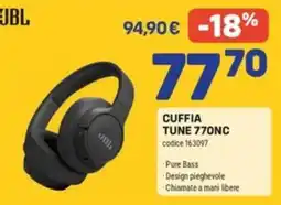 FreeShop JBL Cuffia Tune 770NC offerta