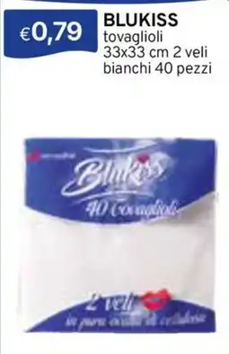 Sirene Blu Blukiss tovaglioli offerta