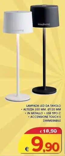 Deter Shop Lampada LED da tavolo innoliving offerta