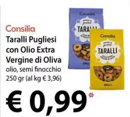 Cadoro Consilia Taralli Pugliesi con Olio Extra Vergine di Oliva offerta
