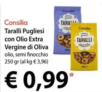 Consilia Taralli Pugliesi con Olio Extra Vergine di Oliva