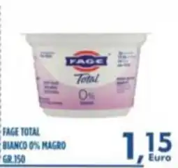 Orizzonte Supermercati Fage Total Bianco 0% Magro offerta