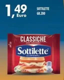 Orizzonte Supermercati Sottilette classiche offerta