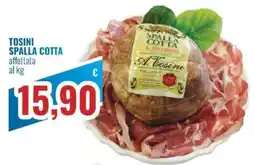 Paladini Otello Supermercato Tosini spalla cotta affettata offerta