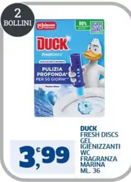 Il Punto Sigma Duck fresh discs gel igienizzanti wc fragranza marina offerta