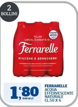 Il Punto Sigma Ferrarelle acqua effervescente naturale offerta