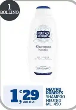 Il Punto Sigma Neutro Roberts Shampoo Neutro offerta