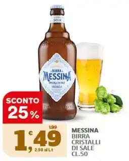 Il Punto Sigma Messina birra cristalli di sale offerta