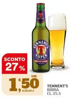 Il Punto Sigma Tennent's birra offerta
