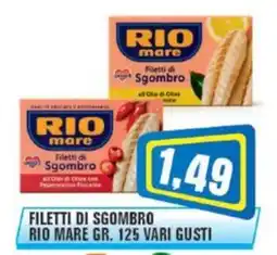 Punto Vigas Filetti di Sgombro Rio Mare offerta