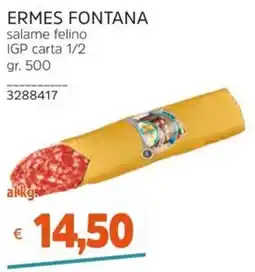 Stop&Shop ErmeS Fontana salame felino offerta