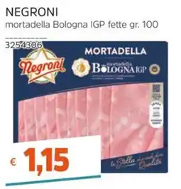 Stop&Shop Mortadella Bologna IGP Negroni offerta