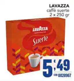 Gruppo di Palo Lavazza caffè suerte offerta