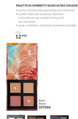 Avon Palette di ombretti quad ultra colour Beach Bronze offerta