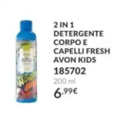 Avon Detergente corpo e capelli fresh avon kids offerta
