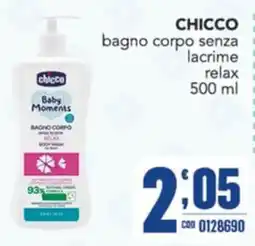 Gruppo di Palo Chicco bagno corpo senza lacrime relax offerta
