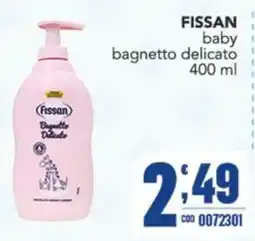 Gruppo di Palo Fissan baby bagnetto delicato offerta