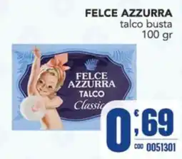 Gruppo di Palo Felce Azzurra talco busta offerta