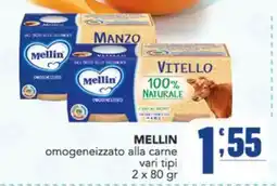 Gruppo di Palo Mellin omogeneizzato alla carne offerta
