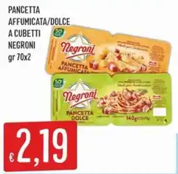Sisa Pancetta Negroni offerta