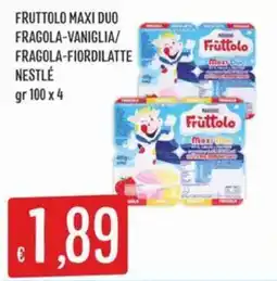 Sisa Fruttolo Maxi Duo Nestlé offerta