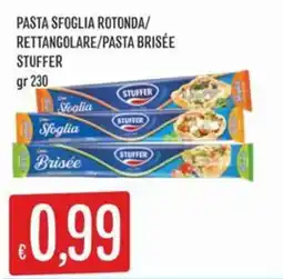 Sisa Pasta sfoglia rotonda/rettangolare/pasta brisée stuffer offerta