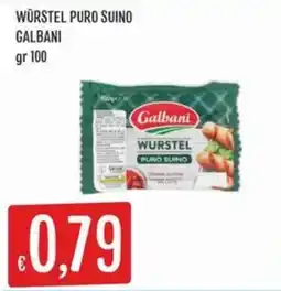 Sisa Würstel puro suino Galbani offerta