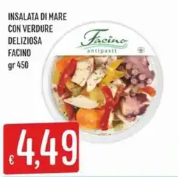 Sisa Insalata di mare con verdure deliziosa Facino offerta