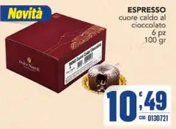 Gruppo di Palo Espresso cuore caldo al cioccolato offerta