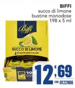 Gruppo di Palo Biffi succo di limone offerta