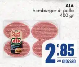 Gruppo di Palo AIA hamburger di pollo offerta