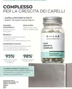 Avon Complesso per la crescita dei capelli D-Lab offerta