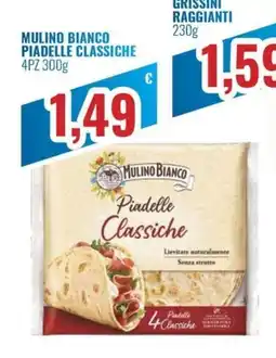 Paladini Otello Supermercato Mulino Bianco Piadelle Classiche offerta