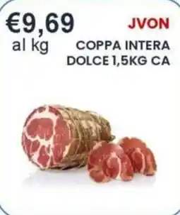 Caramico Coppa intera dolce JVON offerta
