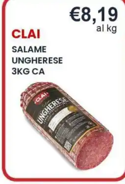 Caramico Clai salame ungherese offerta