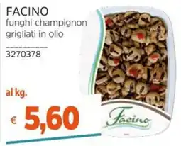 Stop&Shop Funghi champignon grigliati in olio Facino offerta
