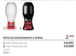 Avon Max Protection deodoranti a sfera offerta
