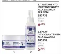 Avon Care footworks trattamento idratante notte alla lavanda offerta