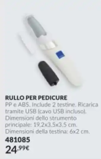Rullo per pedicure