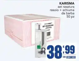 Gruppo di Palo Karisma set rasatura offerta