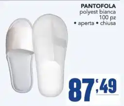 Gruppo di Palo Pantofola polyest bianca offerta