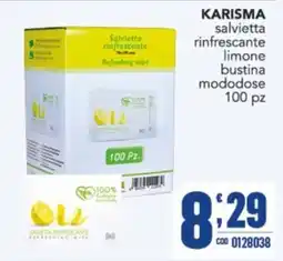Gruppo di Palo Karisma salvietta rinfrescante limone offerta