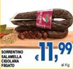 DEM Sorrentino salamella cigolana fegato offerta