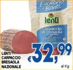 DEM Lenti carpaccio di bresaola nazionale offerta