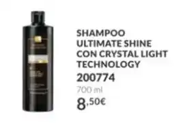 Avon Shampoo ultimate shine con crystal light technology offerta