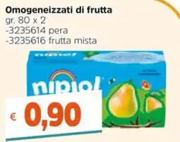 Stop&Shop Nipiol omogeneizzati di frutta offerta