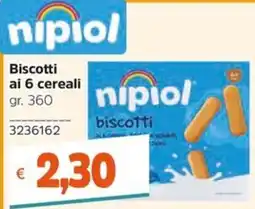 Stop&Shop Biscotti nipioli ai 6 cereali offerta